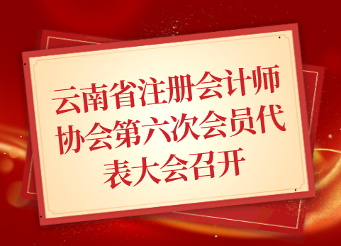 云南省注册会计师协会第六次会员代表大会召开